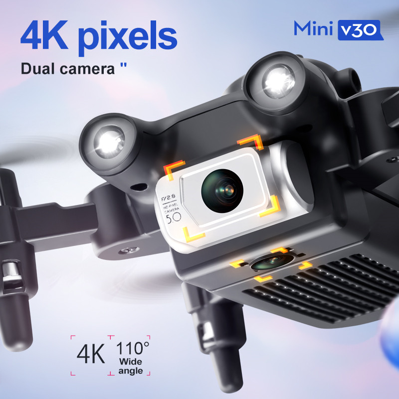 طائرة بدون طيار صغيرة V30 WiFi - مراجعة Drone Kit Tricopter وسعره
