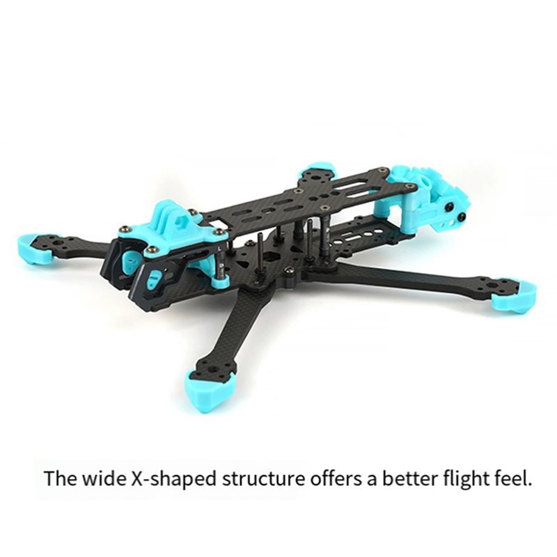 طقم إطار كربوني حقيقي من نوع X - مراجعة Drone Kit Fpv وسعره