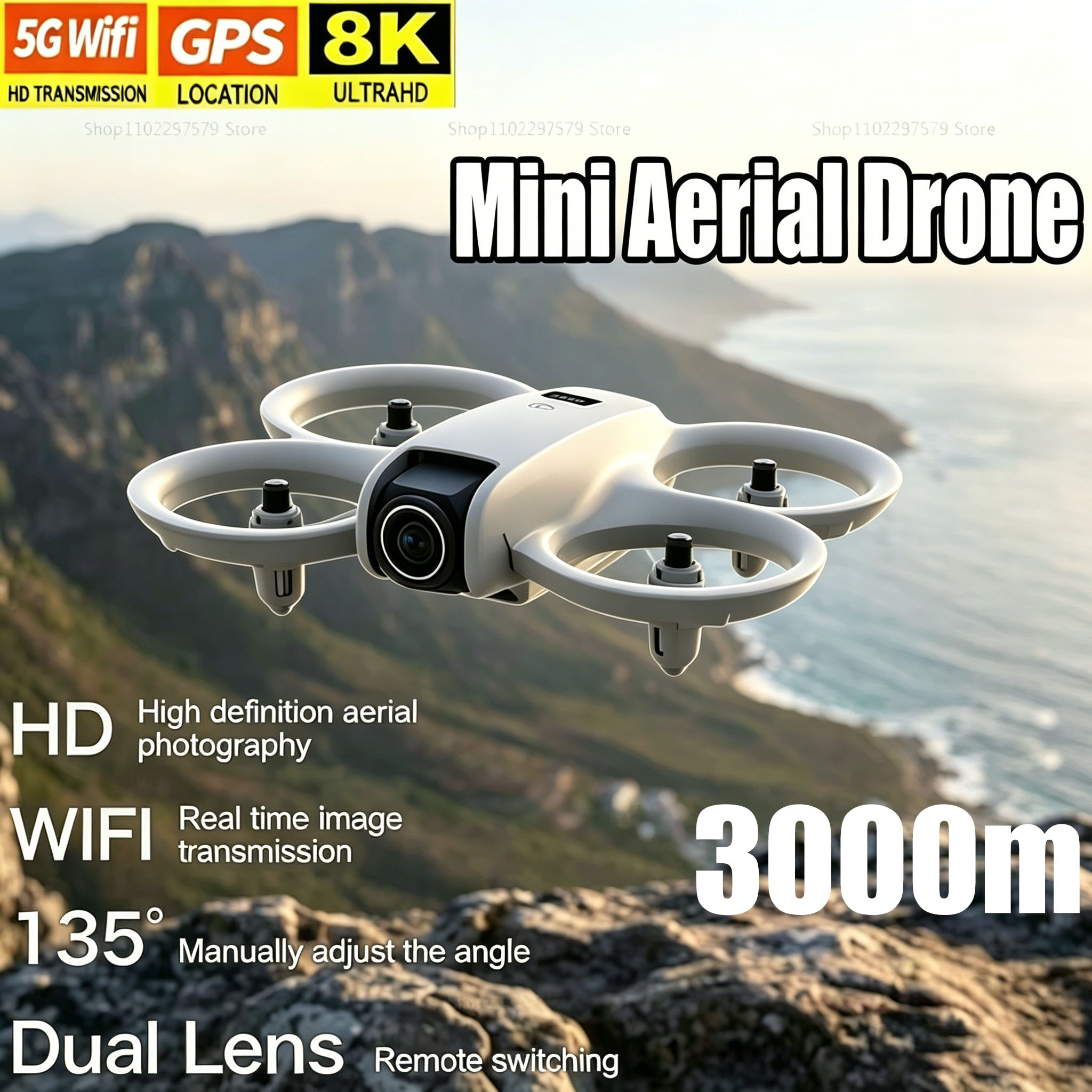 طائرة بدون طيار صغيرة مع كامير - مراجعة Drone Kit Tricopter وسعره
