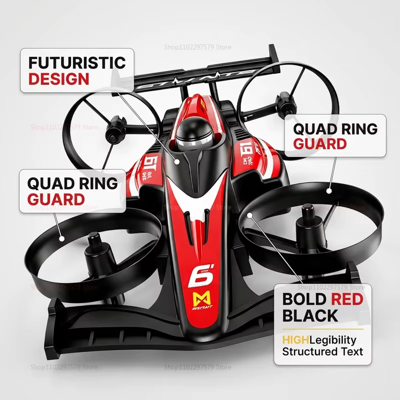 سيارة سباق درفت جديدة تعمل بال - مراجعة Drone Kit Tricopter وسعره