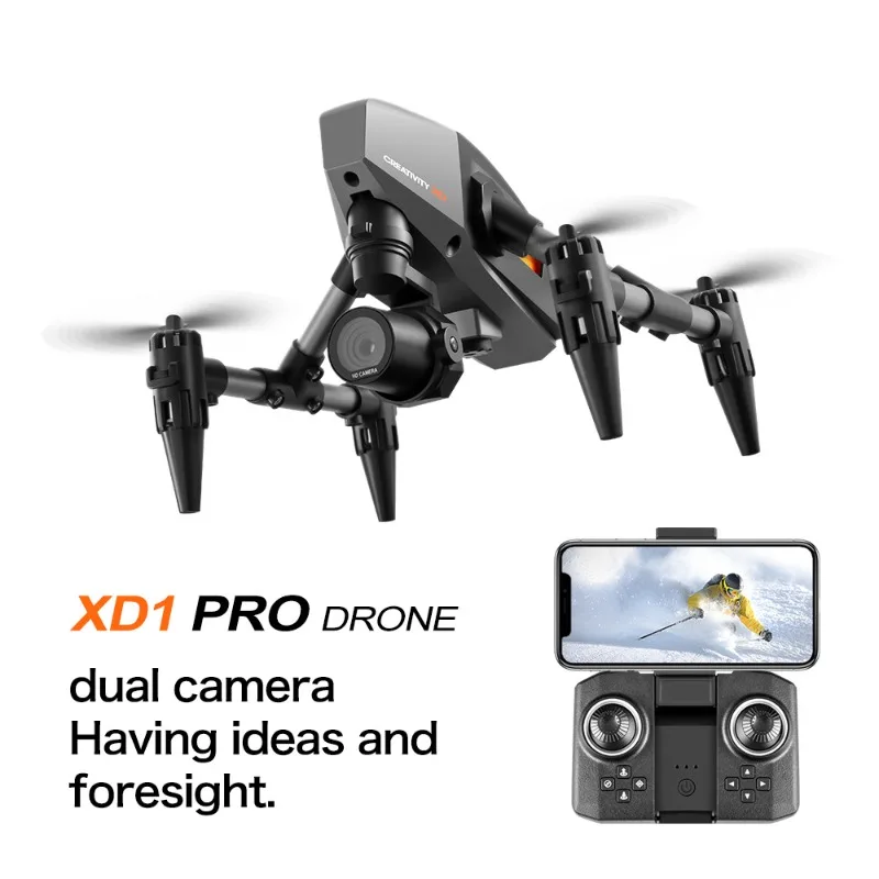 طائرة بدون طيار صغيرة XD1 PRO  - مراجعة Drone Kit Tricopter وسعره